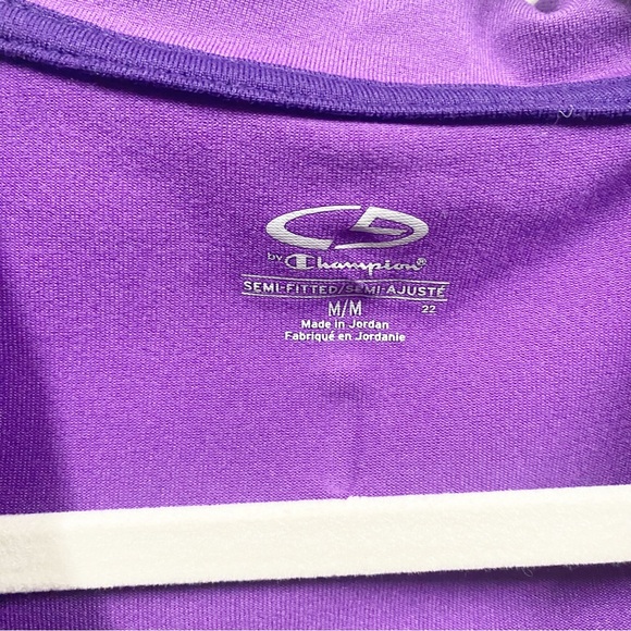 Champion Purple Lightweight Half Zip Pullover - Picture 2 of 7